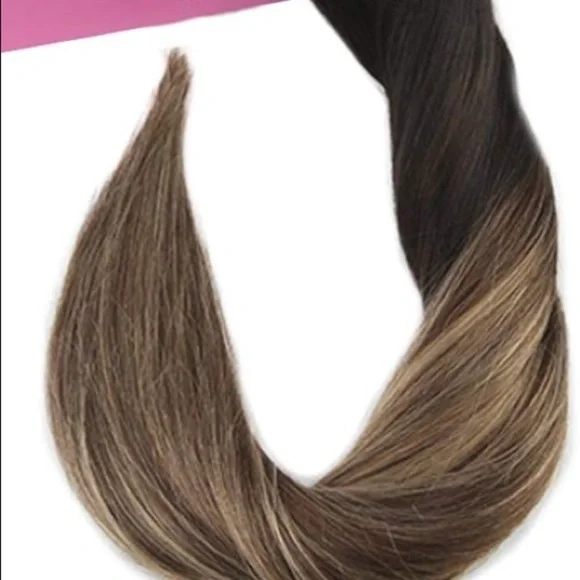 ?Merinda 2 20”1B/6/27 BALAYAGE HUMAN SEWIN HAIR